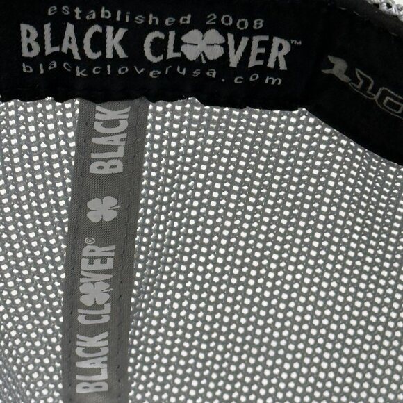 Black‎ Clover Live Lucky Snapback Hat Gray 110 Flex Tech Yupoong Stretch - Picture 7 of 10